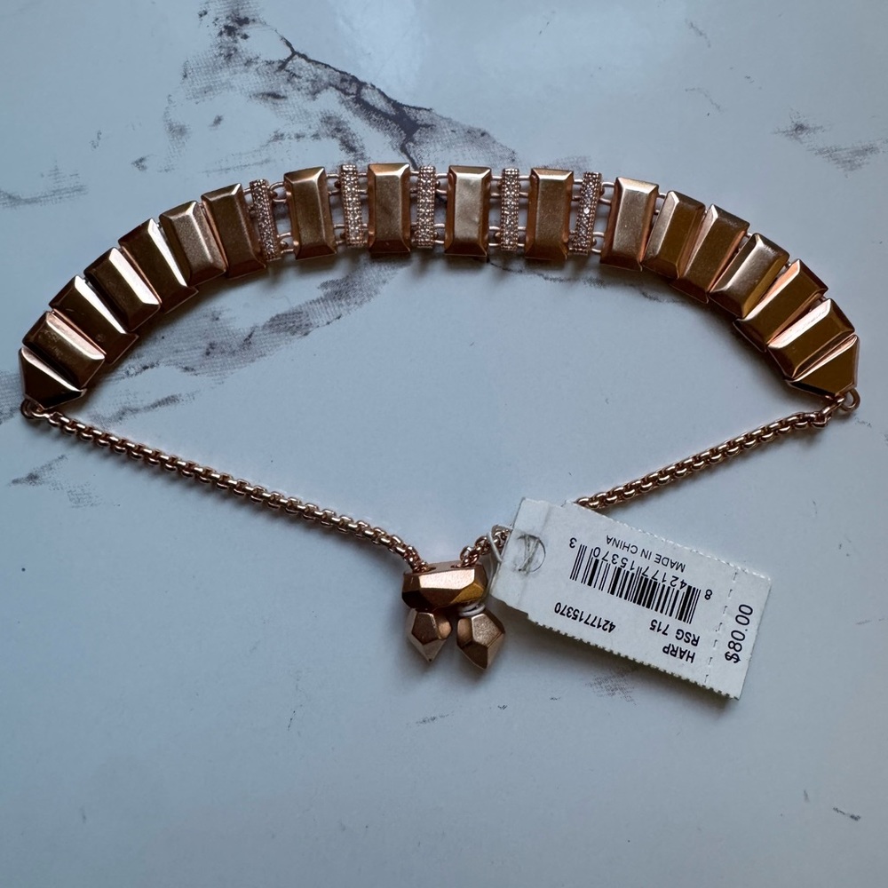 Kendra Scott rose gold bracelet